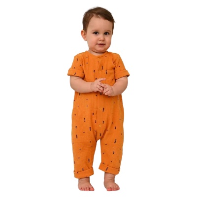 Песочник из муслина Carrot 10002201 горчичный 01 Песочник из муслина Carrot 10002201 горчичный 01